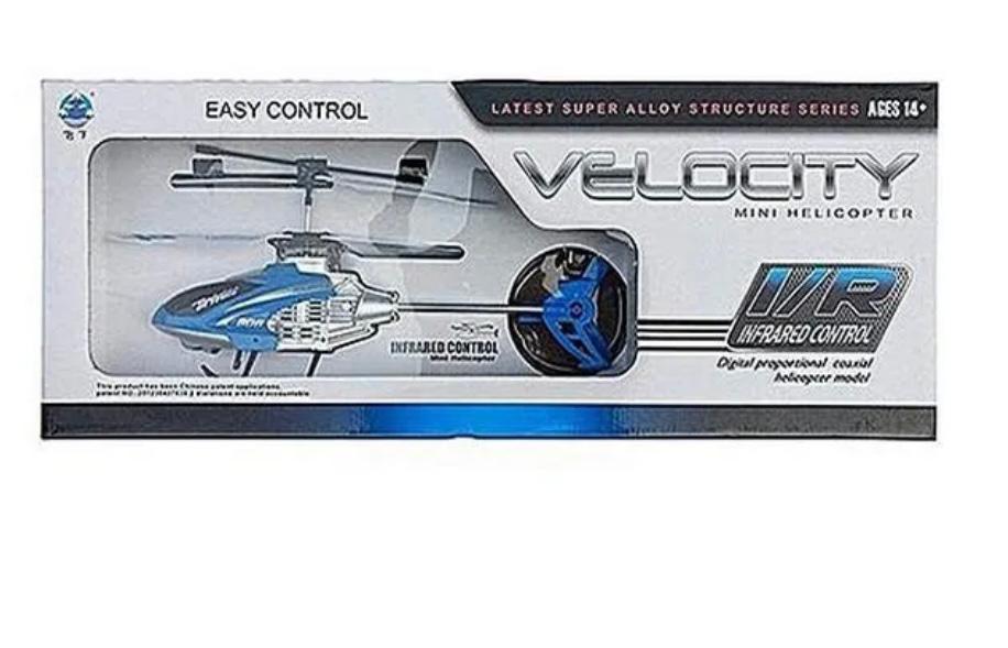 Remote Control Velocity Helicopter - Blue